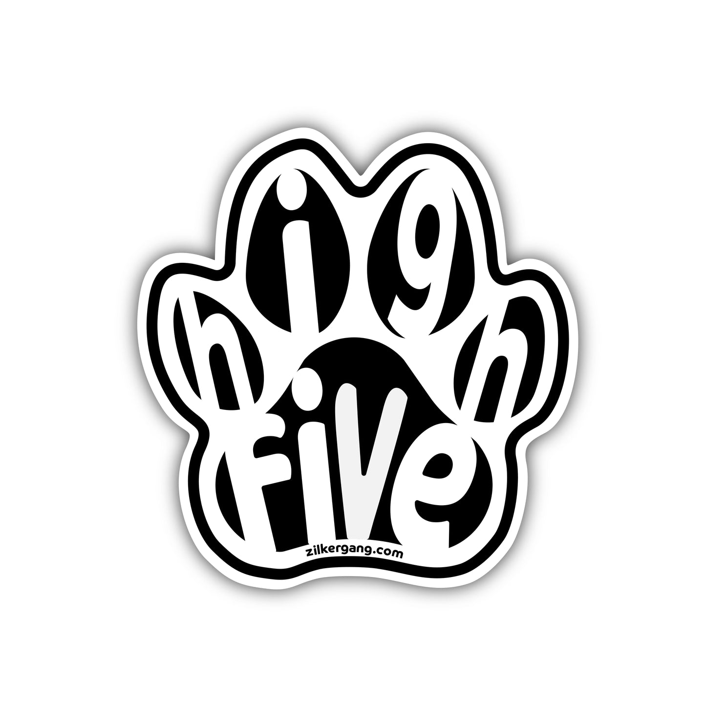 High Five Sticker